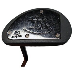 RAM Zebra Face Balanced Mallet Putter Steel Right Hand 35.75in Original Grip